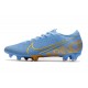 Nike Mercurial Vapor XIII 360 Elite FG Botas de Fútbol Azul Oro