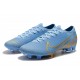 Nike Mercurial Vapor XIII 360 Elite FG Botas de Fútbol Azul Oro