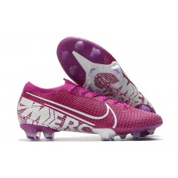 Nike Mercurial Vapor 13 Elite FG ACC Hombre Violeta Blanco