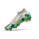 Nike Mercurial Superfly VII Elite SG-Pro Mbappe Gris Dorado Verde