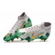 Nike Mercurial Superfly VII Elite SG-Pro Mbappe Gris Dorado Verde