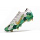 Nike Mercurial Vapor 13 Elite SG-Pro Anti-Clog Mbappe Gris Dorado Verde