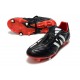 Adidas Predator Mania FG Botas y Zapatillas de Fútbol -Negro Blanco Rojo