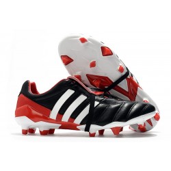 Adidas Predator Mania FG Botas y Zapatillas de Fútbol -Negro Rojo Blanco