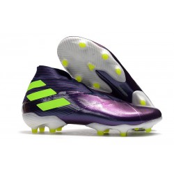 adidas Nemeziz 19+ FG Botas y Zapatillas de Fútbol Violeta Verde