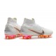 Zapatos de Fútbol Nike Mercurial Superfly 6 Elite AG Blanco Naranja
