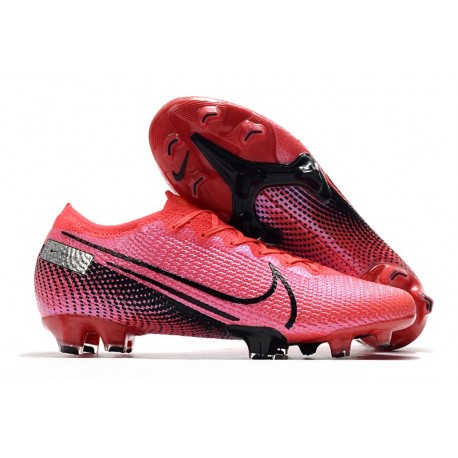 Nike Mercurial Vapor 13 Elite FG ACC Hombre Láser Crimson Negro