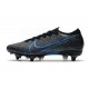 Nike Mercurial Vapor 13 Elite SG-Pro Anti-Clog Negro Azul