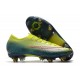 Nike Mercurial Vapor 13 Elite SG-Pro Anti-Clog Lemon Venom Negro Verde