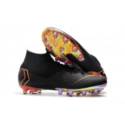 Zapatos de Fútbol Nike Mercurial Superfly 6 Elite AG Negro Naranja