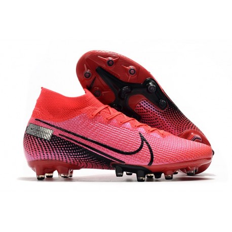 Nike Zapatillas de Futbol Mercurial Superfly VII Elite AG Rojo Negro