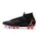 Zapatos de Fútbol Nike Mercurial Superfly 6 Elite AG Negro Naranja