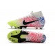 Nike Neymar Blanco Negro Azul Volt Mercurial Superfly VII Elite AG