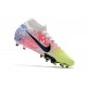 Nike Neymar Blanco Negro Azul Volt Mercurial Superfly VII Elite AG