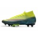 Nike Zapatilla Mercurial Superfly VII Elite AG Lemon Venom Negro Verde