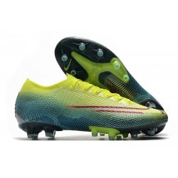 Botas Nike Mercurial Vapor 13 Elite AG-PRO Lemon Venom Negro Verde