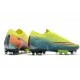 Botas Nike Mercurial Vapor 13 Elite AG-PRO Lemon Venom Negro Verde