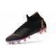 Zapatos de Fútbol Nike Mercurial Superfly 6 Elite AG Negro Naranja