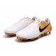 Botas Nueva Nike Phantom Venom Elite FG -Blanco Oro Negro