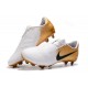 Botas Nueva Nike Phantom Venom Elite FG -Blanco Oro Negro