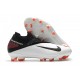 Nike Phantom VSN 2 Elite Dynamic Fit FG Blanco Negro Laser Crimson