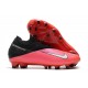 Nike Phantom VSN 2 Elite Dynamic Fit FG Laser Crimson Plata Negro