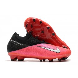 Zapatos Nike Phantom VSN 2 Elite Dynamic Fit FG Laser Crimson Plata Negro