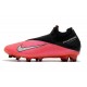 Nike Phantom VSN 2 Elite Dynamic Fit FG Laser Crimson Plata Negro