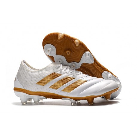 adidas Zapatillas de Fútbol Copa 19.1 FG - Blanco Oro