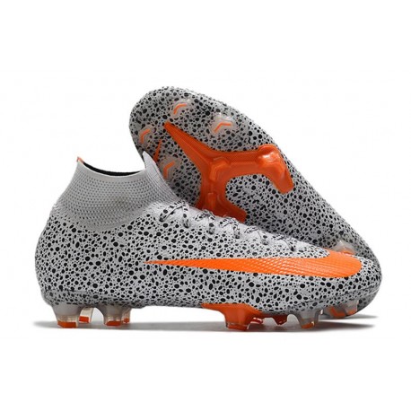 Nike Mercurial Superfly VII CR7 Elite FG Blanco Total Naranja Negro