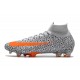 Nike Mercurial Superfly VII CR7 Elite FG Blanco Total Naranja Negro