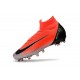 Zapatos de Fútbol Nike Mercurial Superfly 6 Elite AG Rojo Plata Negro