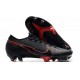 Nike Mercurial Vapor 13 Elite FG ACC Hombre Negro Rojo