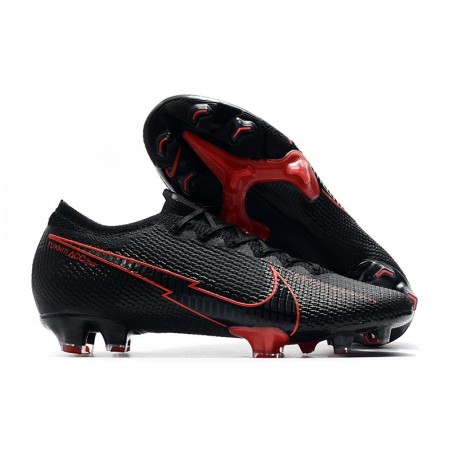 Nike Mercurial Vapor 13 Elite FG ACC Hombre Negro Rojo