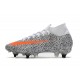 Nike Mercurial Superfly 7 Elite SG-PRO CR7 Blanco Total Naranja Negro