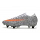 Nike Mercurial Vapor XIII Elite SG-Pro CR7 Blanco Total Naranja Negro