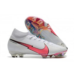 Botas de Fútbol Nike Mercurial Superfly VII Elite FG Blanco Rojo Azul