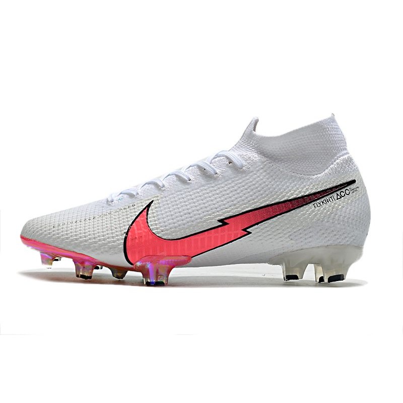 Botas de Fútbol Nike Mercurial Superfly VII Elite FG Blanco Rojo Azul