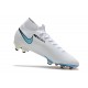 Botas de Fútbol Nike Mercurial Superfly VII Elite FG Blanco Rojo Azul