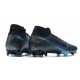 Botas de Fútbol Nike Mercurial Superfly VII Elite FG Negro Azul