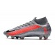 Botas de Fútbol Nike Mercurial Superfly VII Elite FG Gris Negro Carmesí