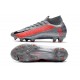 Botas de Fútbol Nike Mercurial Superfly VII Elite FG Gris Negro Carmesí