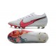 Botas Nike Mercurial Vapor XIII Elite FG Blanco Rojo Azul