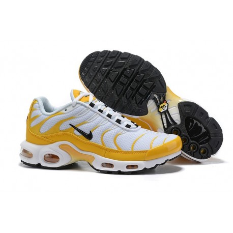 Zapatillas Nike Air Max Plus QS Hombre - Blanco Amarillo