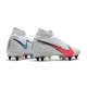 Nike Mercurial Superfly 7 Elite SG-PRO Anti-Clog Blanco Rojo Azul