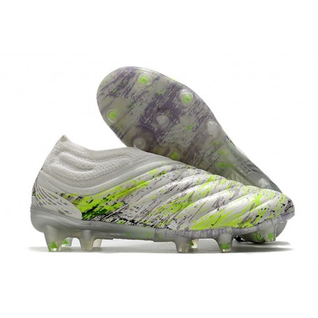 Botas de fútbol ADIDAS Copa 20+ FG Blanco Negro Verde