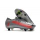 Nike Mercurial Vapor XIII Elite SG-Pro AC Gris Negro Rojo