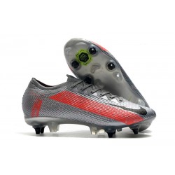 Nike Mercurial Vapor XIII Elite SG-Pro AC Gris Negro Rojo