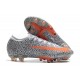 Botas Nike Mercurial Vapor 13 Elite AG-PRO CR7 Blanco Total Naranja Negro