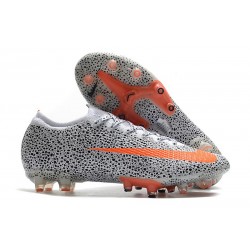 Botas Nike Mercurial Vapor 13 Elite AG-PRO CR7 Blanco Total Naranja Negro